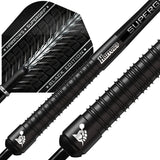 Harrows Supergrip Black Edition 90% Tungsten Steel Tip Darts - view 4