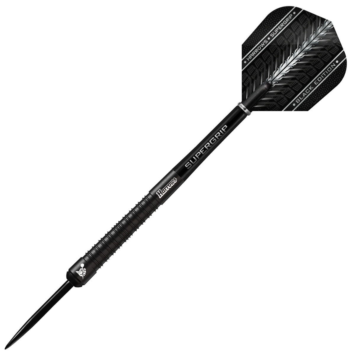 Harrows Supergrip Black Edition 90% Tungsten Steel Tip Darts - view 3