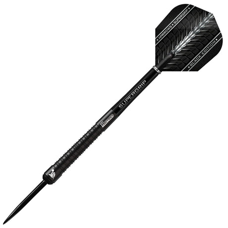 Harrows Supergrip Black Edition 90% Tungsten Steel Tip Darts - view 3