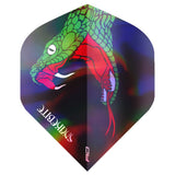 Peter Wright Snakebite Holographic Standard Dart Flights by Red Dragon