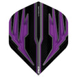 Hardcore Radical Black & Purple Standard Dart Flights by Red Dragon