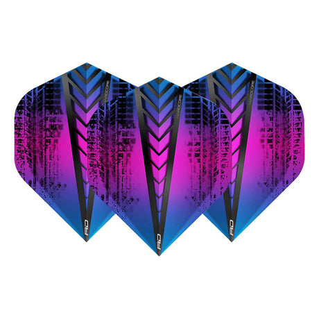 Hardcore Radical Rainbow Standard Dart Flights by Red Dragon - view 2