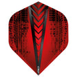 Hardcore Radical Red Standard Dart Flights by Red Dragon