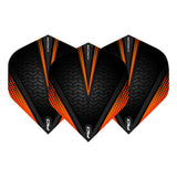 Hardcore Radical Orange Standard Dart Flights by Red Dragon - view 2