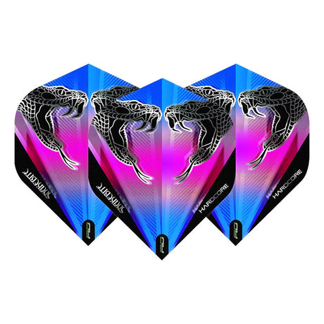 Hardcore Snakebite Rainbow Standard Dart Flights by Red Dragon - view 2