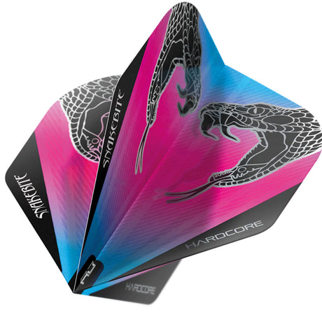 Hardcore Snakebite Rainbow Standard Dart Flights by Red Dragon - view 3