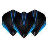 Hardcore Radical Black & Blue Standard Dart Flights by Red Dragon - view 2