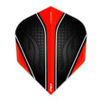 Hardcore Radical Red & Black Standard Dart Flights by Red Dragon