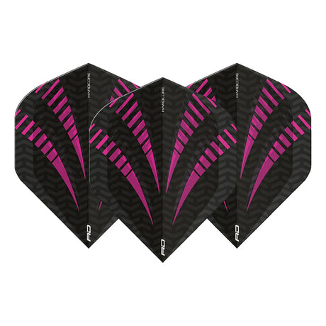 Hardcore Radical Pink Standard Dart Flights by Red Dragon - view 2