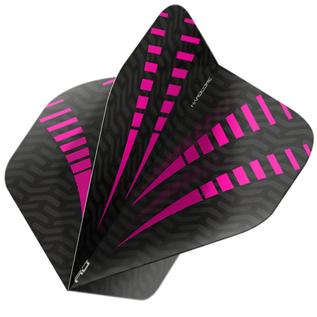Hardcore Radical Pink Standard Dart Flights by Red Dragon - view 3