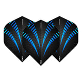 Hardcore Radical Blue Standard Dart Flights by Red Dragon - view 2
