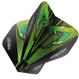 Hardcore Snakebite Green Transparent Standard Dart Flights by Red Dragon - view 3