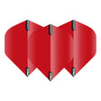 Hardcore XT Red Standard Dart Flights by Red Dragon