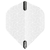 Hardcore XT White Standard Dart Flights by Red Dragon
