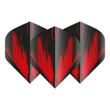 Hardcore Radical Black & Red Standard Dart Flights by Red Dragon - view 2