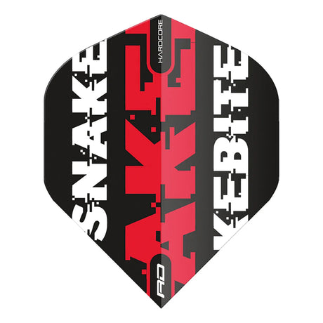 3 x Sets Hardcore Peter Wright Snakebite Selection Pack Standard Dart Flights by Red Dragon - view 4