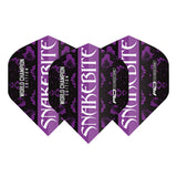 Hardcore Snakebite World Champion 2020 Black Standard Dart Flights by Red Dragon - view 2