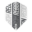 Hardcore XT White and Grey Red Dragon Standard Dart Flights by Red Dragon