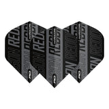 Hardcore XT Black and Grey Red Dragon Standard Dart Flights by Red Dragon - view 2