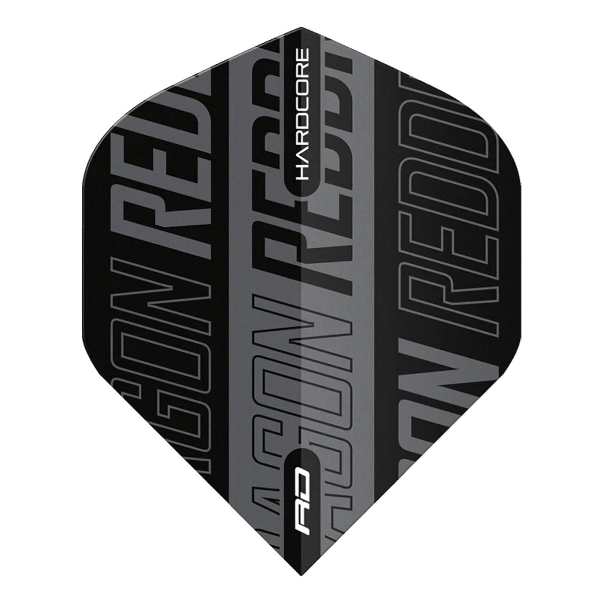 4 x Sets Hardcore Assorted Selection Pack 16 Standard Dart Flights by Red Dragon - view 3