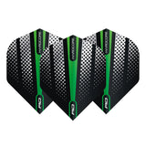 Hardcore Radical Green Flash Standard Dart Flights by Red Dragon - view 2