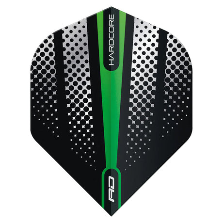 4 x Sets Hardcore Assorted Selection Pack 17 Standard Dart Flights by Red Dragon - view 3