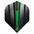 Hardcore Radical Green Flash Standard Dart Flights by Red Dragon