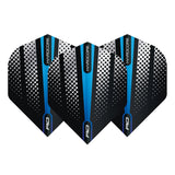 Hardcore Radical Blue Flash Standard Dart Flights by Red Dragon - view 2