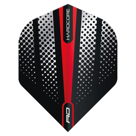 4 x Sets Hardcore Assorted Selection Pack 17 Standard Dart Flights by Red Dragon - view 5