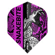 Hardcore Snakebite Coiled Snake Purple Standard Dart Flights by Red Dragon