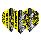 Hardcore Snakebite Coiled Snake Yellow Standard Dart Flights by Red Dragon - view 2