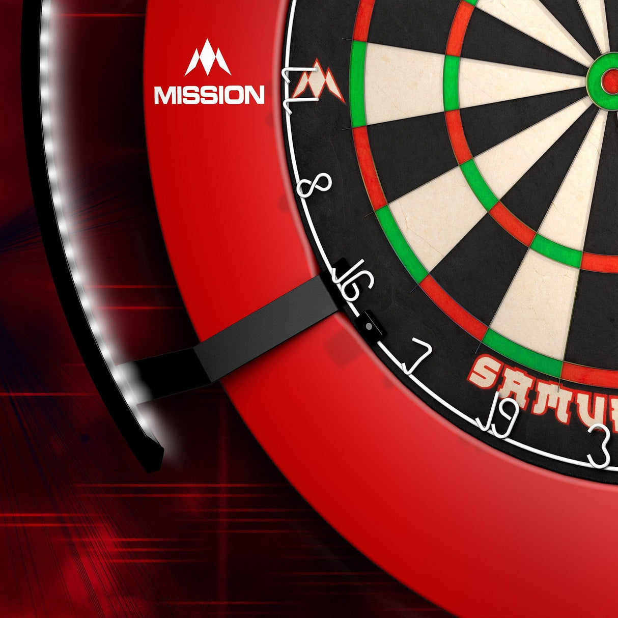 Mission Torus 270 Dartboard Lighting - Bright White Light - view 10
