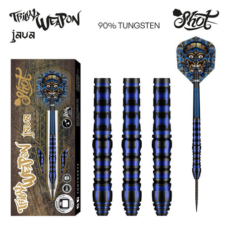 Tribal Weapon Java 90% Tungsten Steel Tip Darts by Shot - The Darts Shop