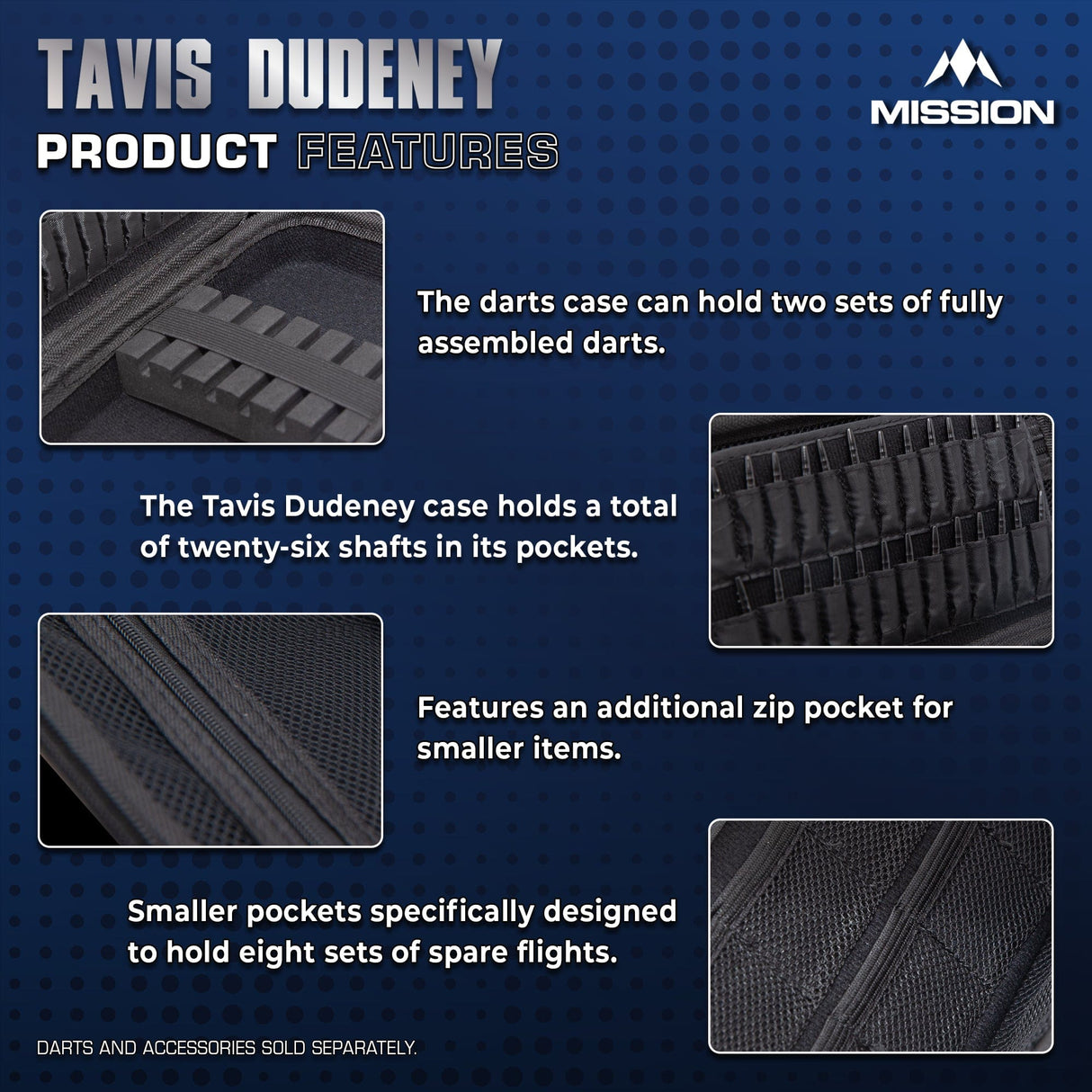 Mission Darts Players- EVA Dart Case - Tavis Dudeney - view 4