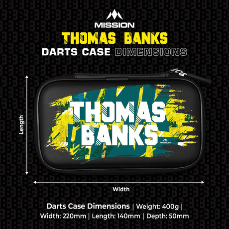 Mission Darts Players- EVA Dart Case - Thomas Banks - view 5