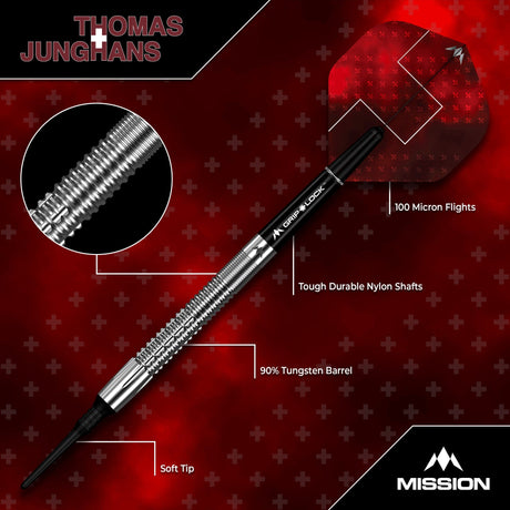 Mission Thomas Junghans Darts - Soft Tip - 90% Tungsten - view 2