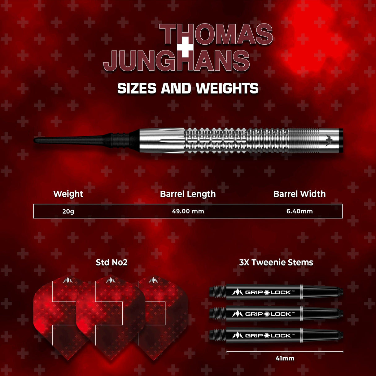 Mission Thomas Junghans Darts - Soft Tip - 90% Tungsten - view 4