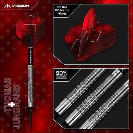 Mission Thomas Junghans Darts - Soft Tip - 90% Tungsten - view 5