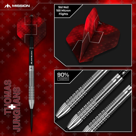 Mission Thomas Junghans Darts - Steel Tip - 90% Tungsten - view 5