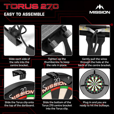 Mission Torus 270 - Dartboard Lighting - USB-C - view 6