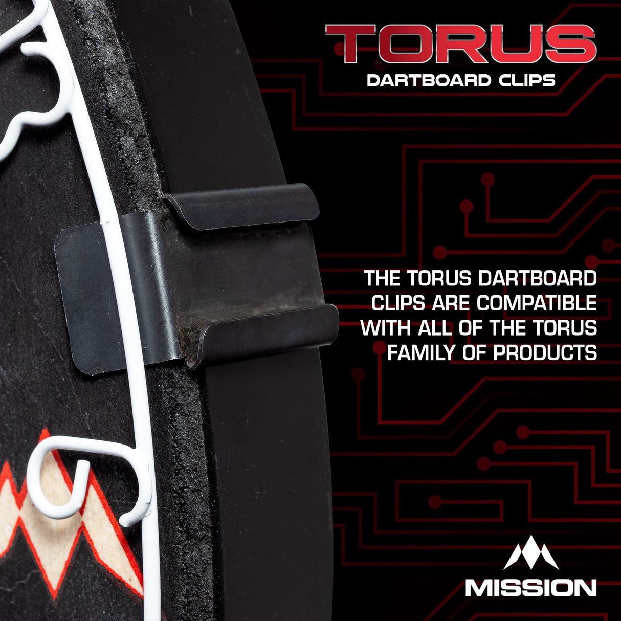 Mission Torus - Spare Board Clips - 3 per pack - view 2