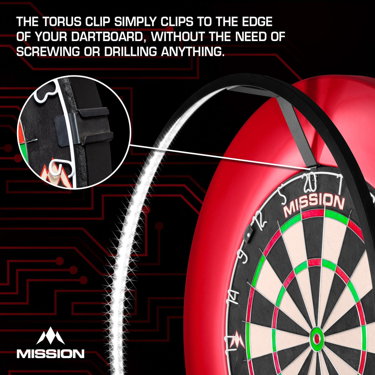 Mission Torus - Spare Board Clips - 3 per pack - view 5