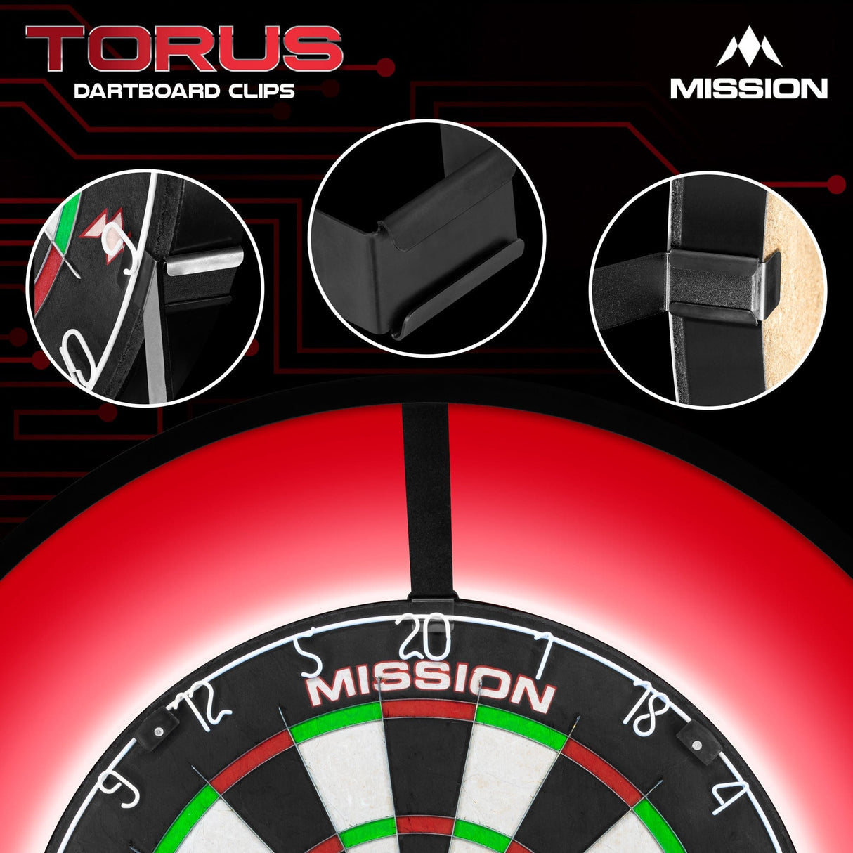 Mission Torus - Spare Board Clips - 3 per pack - view 6