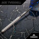 Mission Jack Tweddell Darts - Steel Tip - 95% Tungsten -  Silver - view 2
