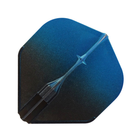 L-Style Two Tone EZ Dart Flights Black L1 Standard - view 4