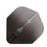 L-Style Two Tone EZ Dart Flights Black L1 Standard - view 2