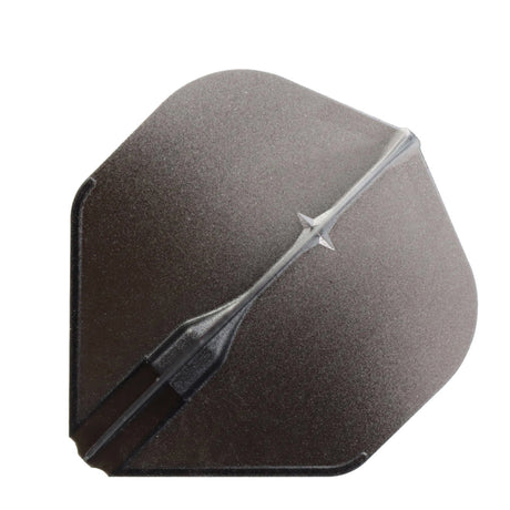 L-Style Two Tone EZ Dart Flights Black L1 Standard - view 2