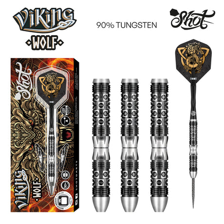 Viking Wolf 90% Tungsten Steel Tip Darts by Shot - The Darts Shop