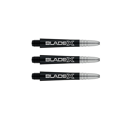 Winmau Vecta Blade X Black & Silver Dart Stems / Shafts