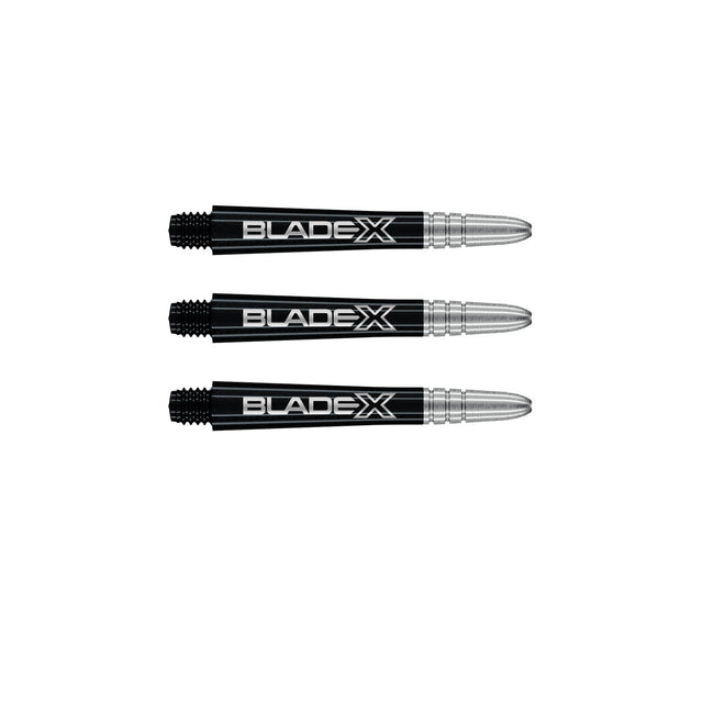 Winmau Vecta Blade X Black & Silver Dart Stems / Shafts